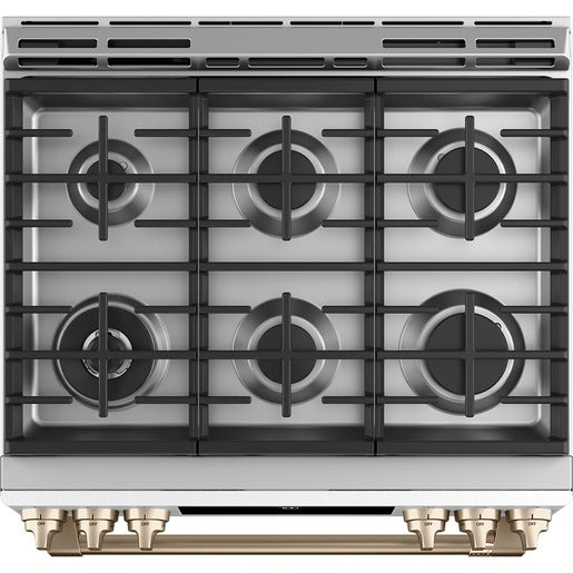 CCGS700P4MW2 - RANGES - Café - Gas - White - Open Box - BonPrix Électroménagers
