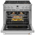 CGY366P2TS1 - RANGES - Café - Gas - Stainless Steel - Open Box - BonPrix Électroménagers