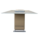 Cinetico Smart Dining Table in White, 5.3 cu.ft fridge and freezer with Bluetooth control - BonPrix Électroménagers