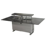 Cinetico Smart Dining Table, Midnight Marble, 5.3 cu.ft fridge and freezer with Bluetooth control - BonPrix Électroménagers