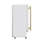 Cristallo 15 Inch Freestanding/Undercounter Ice maker, 66.1 lbs Chewable nugget, 8 kg / 17.6 lbs of ice storage, White - BonPrix Électroménagers