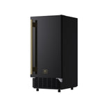 Cristallo 15 Inch Freestanding/Undercounter Ice maker, 79.4 lbs Cubed Ice daily, 12 kg / 26.5 lbs ice bin, Black - BonPrix Électroménagers