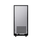 Cristallo 15 Inch Freestanding/Undercounter Ice maker, 79.4 lbs Cubed Ice daily, 12 kg / 26.5 lbs ice bin, Black - BonPrix Électroménagers