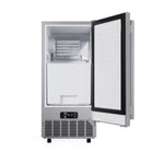 Cristallo 15 Inch Freestanding/Undercounter Ice maker, 79.4 lbs Cubed Ice daily, 12 kg / 26.5 lbs ice bin, Stainless steel - BonPrix Électroménagers