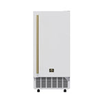 Cristallo 15 Inch Freestanding/Undercounter Ice maker, 79.4 lbs Cubed Ice daily, 12 kg / 26.5 lbs ice bin, White - BonPrix Électroménagers
