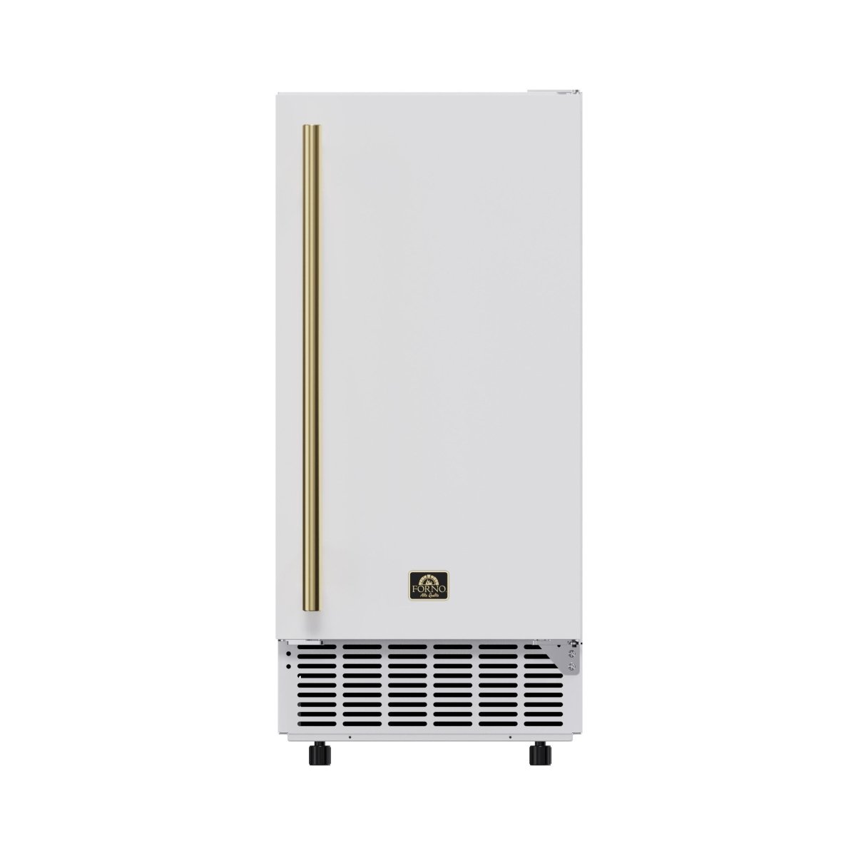 Cristallo 15 Inch Freestanding/Undercounter Ice maker, 79.4 lbs Cubed Ice daily, 12 kg / 26.5 lbs ice bin, White - BonPrix Électroménagers