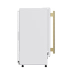 Cristallo 15 Inch Freestanding/Undercounter Ice maker, 79.4 lbs Cubed Ice daily, 12 kg / 26.5 lbs ice bin, White - BonPrix Électroménagers