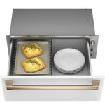 CTW900P4PW2 - WARMING DRAWER - GE CAFE - Matte White - Open Box - BonPrix Électroménagers