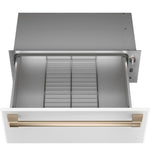 CTW900P4PW2 - WARMING DRAWER - GE CAFE - Matte White - Open Box - BonPrix Électroménagers