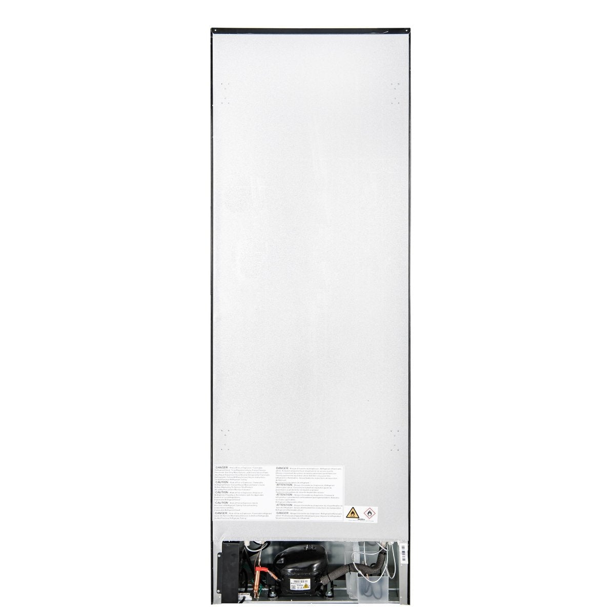 Custodia 24" Bottom Freezer, 10.3 cf., Right Swing, Total No frost, Black, Antique Brass handles - BonPrix Électroménagers
