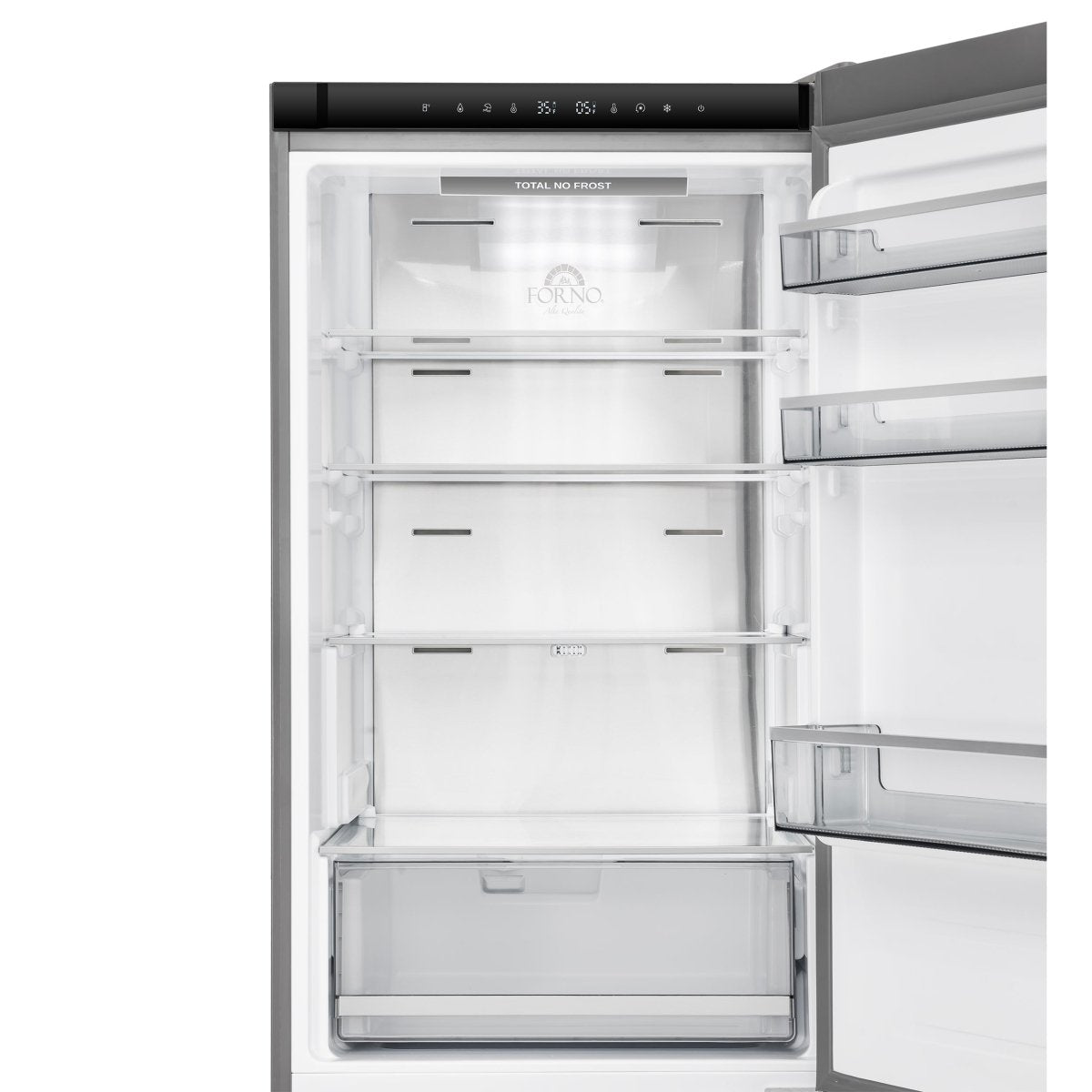 Custodia 24" Bottom Freezer, 10.3 cf., Right Swing, Total No frost, Stainless Steel handles - BonPrix Électroménagers