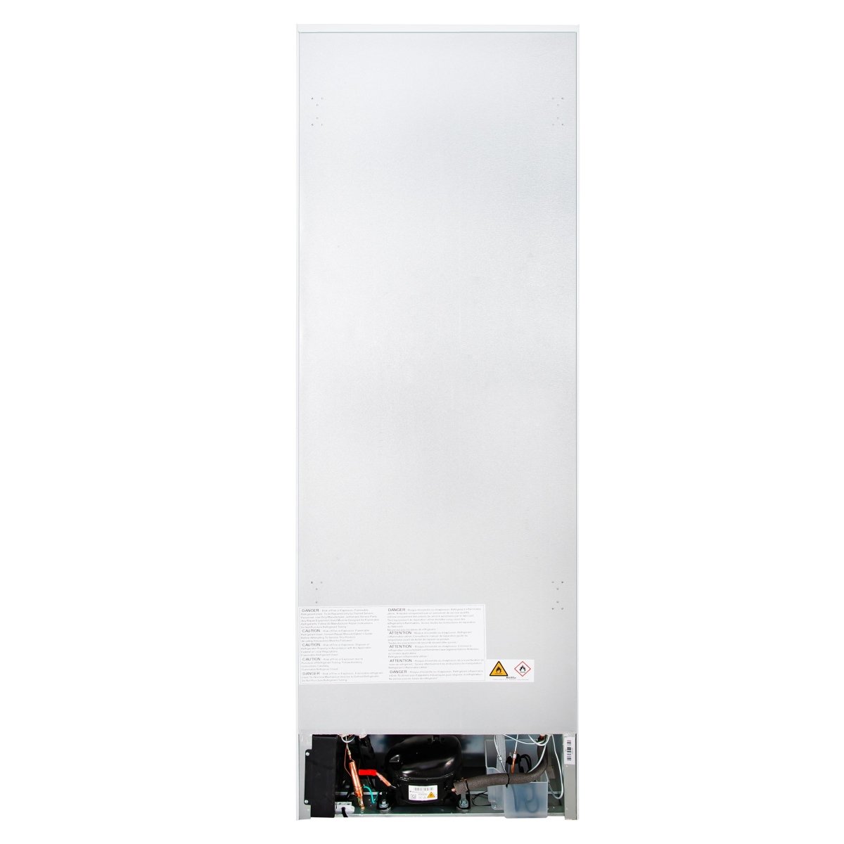 Custodia 24" Bottom Freezer, 10.3 cf., Right Swing, Total No frost, White, Antique Brass handles - BonPrix Électroménagers