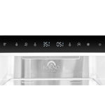 Custodia 48" Bottom Freezer combo, 20.6 cf., Ice Maker, Total No frost, Black, Antique Brass handles - BonPrix Électroménagers