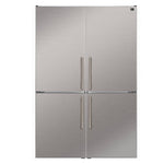 Custodia 48" Bottom Freezer combo, 20.6 cf., Ice Maker, Total No frost, Stainless Steel handles - BonPrix Électroménagers