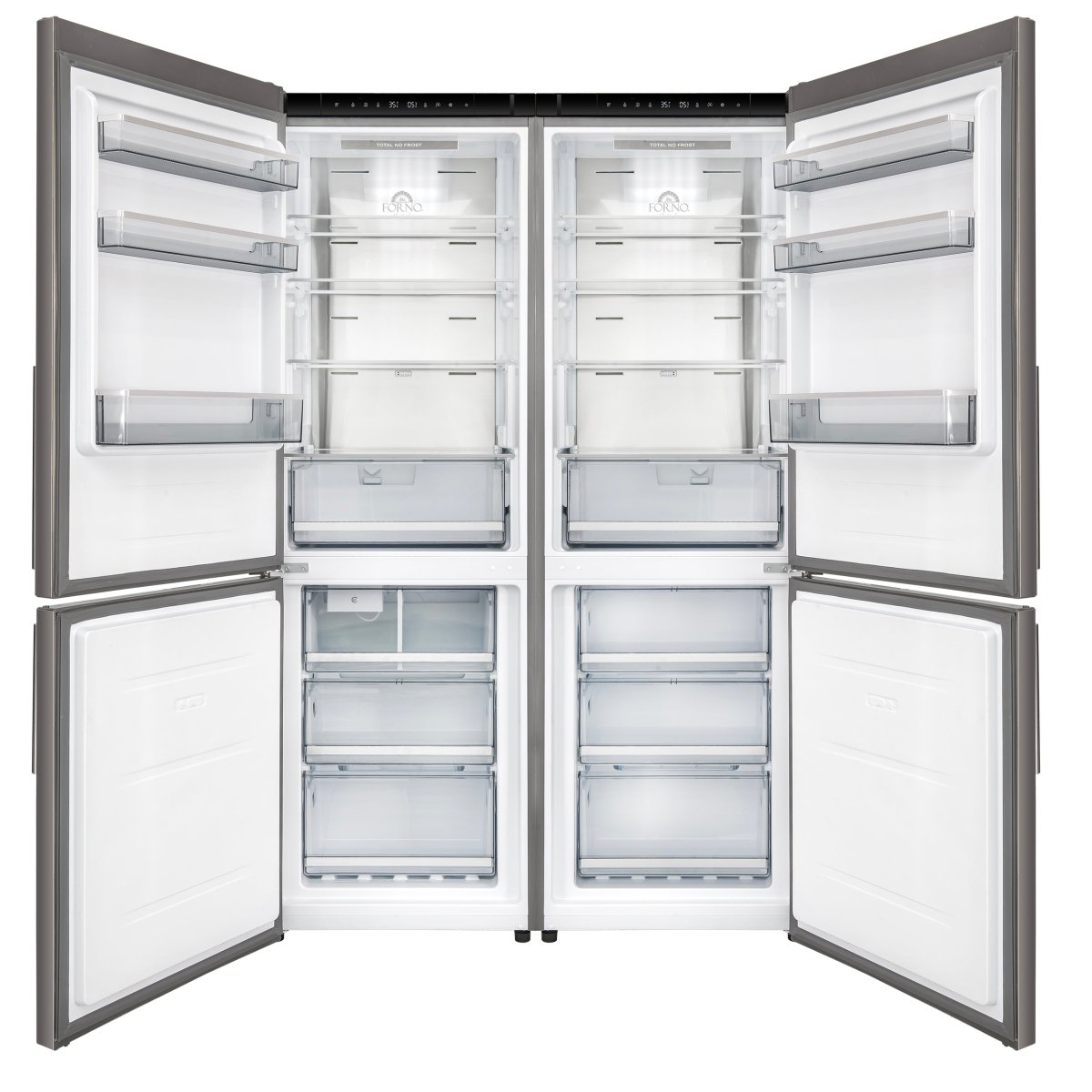 Custodia 48" Bottom Freezer combo, 20.6 cf., Ice Maker, Total No frost, Stainless Steel handles - BonPrix Électroménagers