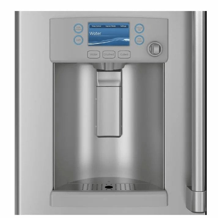 CYE22TP2MS1 - REFRIGERATORS - Café - French 3 - Door - Stainless Steel - Open Box - BonPrix Électroménagers