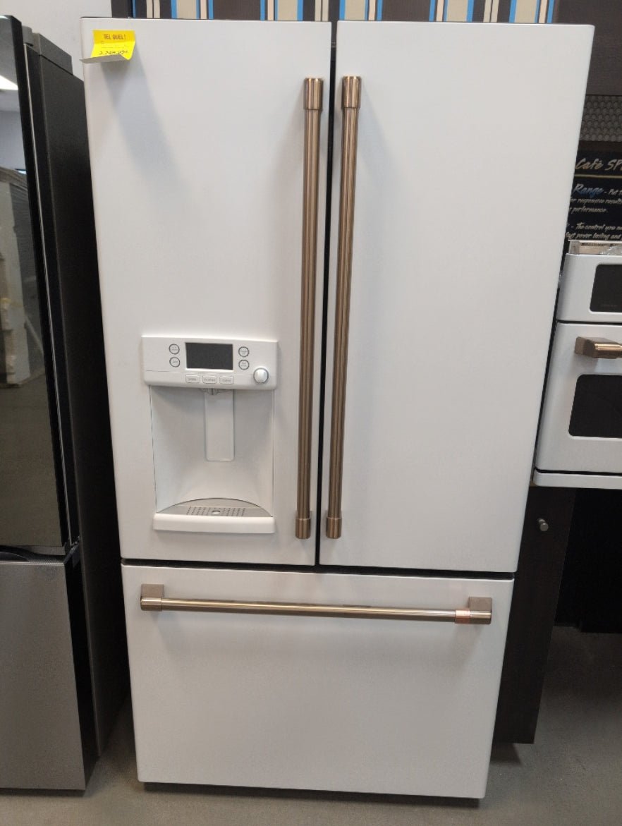 CYE22TP4MW2 - REFRIGERATORS - Café - French 3-Door - White - Open Box - BonPrix Électroménagers