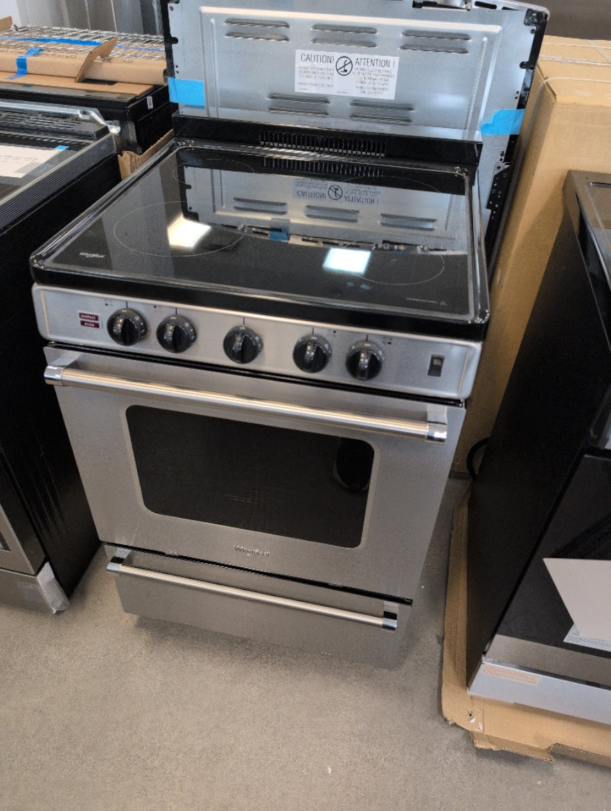 YWFE50M4HS - CUISINIÈRES - Whirlpool - Électrique - Acier inoxydable - Boîte Ouverte