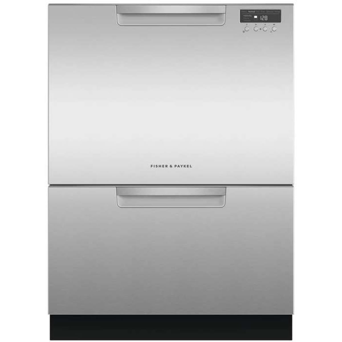 DD24DCTX9-N - DISHWASHERS - Fisher & Paykel - Front Controls Double Drawer - Stainless Steel - Open Box - BonPrix Électroménagers