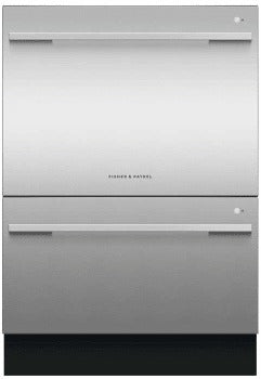 DD24DDFTX9N - DISHWASHERS - Fisher & Paykel - Top Controls Double Drawer - Stainless Steel - Opex Box - BonPrix Électroménagers