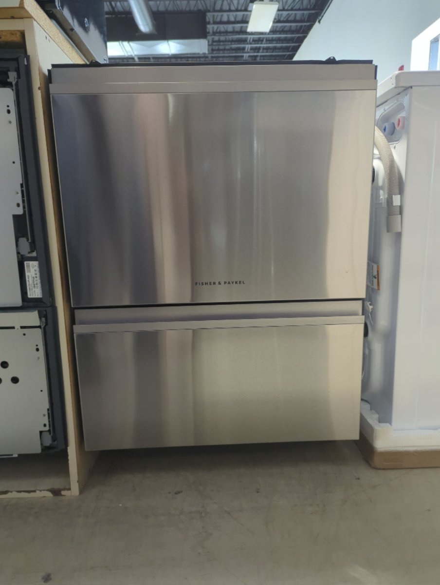 DD24DT4NX9 - DISHWASHERS - Fisher & Paykel - Top Controls Double Drawer - Stainless Steel - Open Box - BonPrix Électroménagers