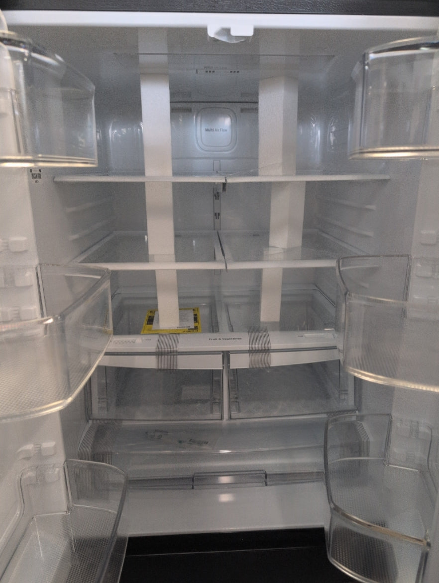 LRFNS2200D - REFRIGERATORS - LG - French 3-Door - Black Stainless - Open Box - BonPrix Électroménagers