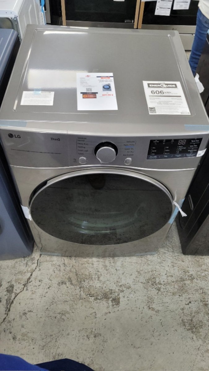 DLE3600V - DRYERS - LG - Electric - Graphite Steel - Open Box - BonPrix Électroménagers