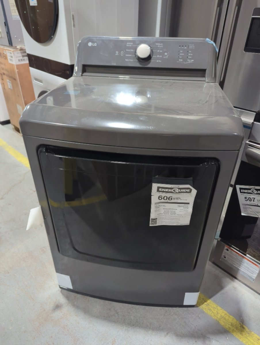 DLE6100M - DRYERS - LG - Electric - Chrome Shadow - Open Box - BonPrix Électroménagers