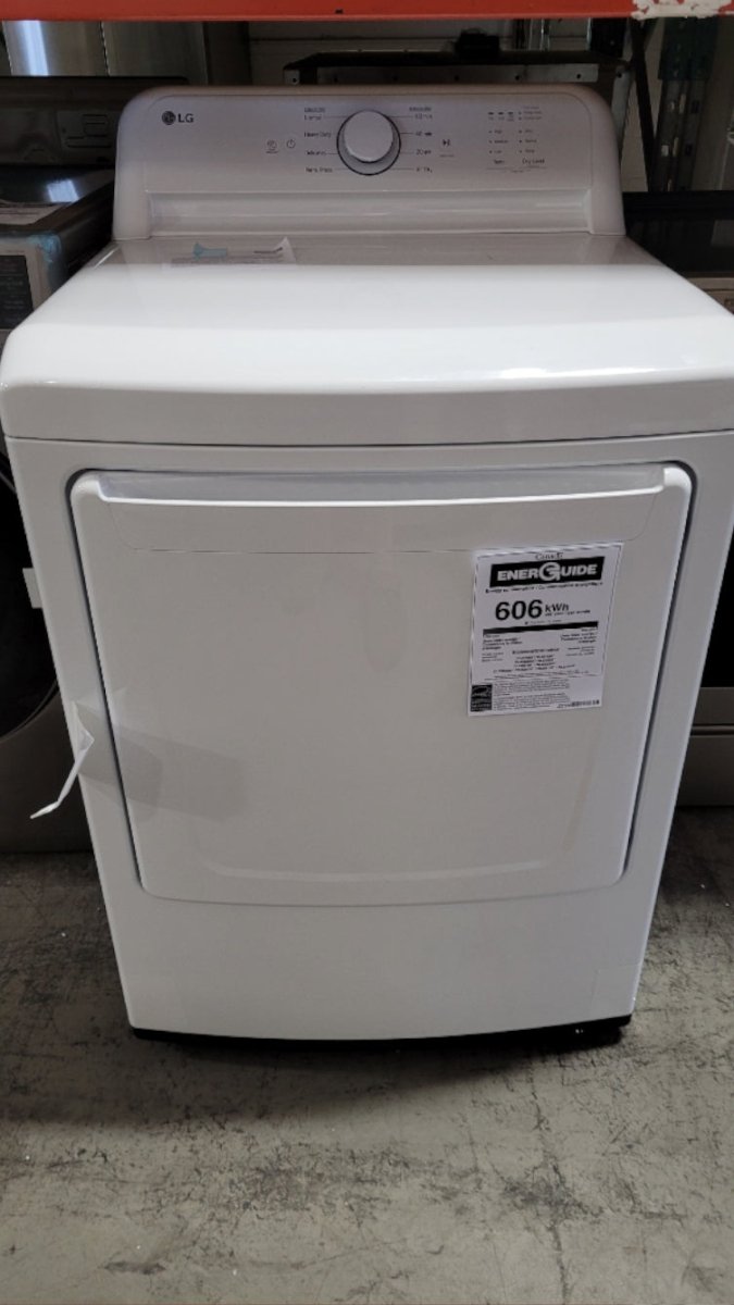 DLE6100W - DRYERS - LG - Electric - White - Open Box - BonPrix Électroménagers