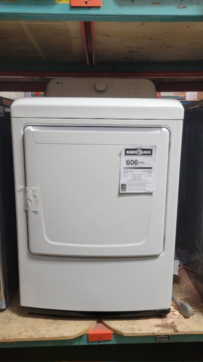 DLE6100W - DRYERS - LG - Electric - White - Open Box - BonPrix Électroménagers