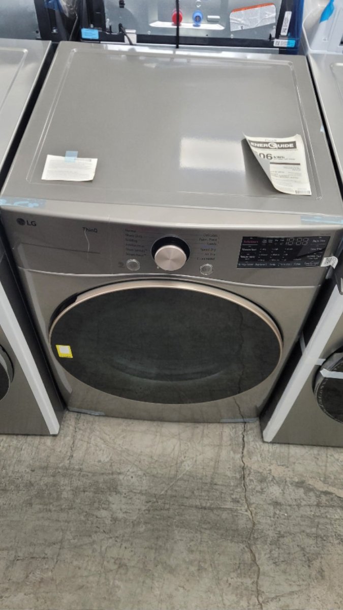 DLEX3850V - DRYERS - LG - Electric - Grey - Open Box - BonPrix Électroménagers