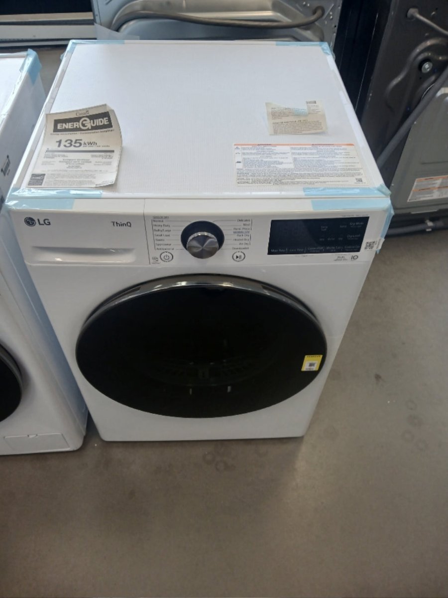 DLHC1455W - DRYERS - LG - Electric - White - Open Box - BonPrix Électroménagers