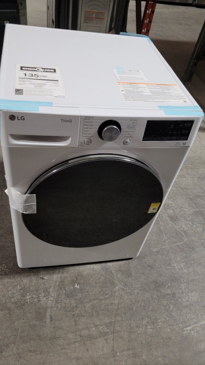 DLHC1455W - DRYERS - LG - Electric - White - Open Box - BonPrix Électroménagers