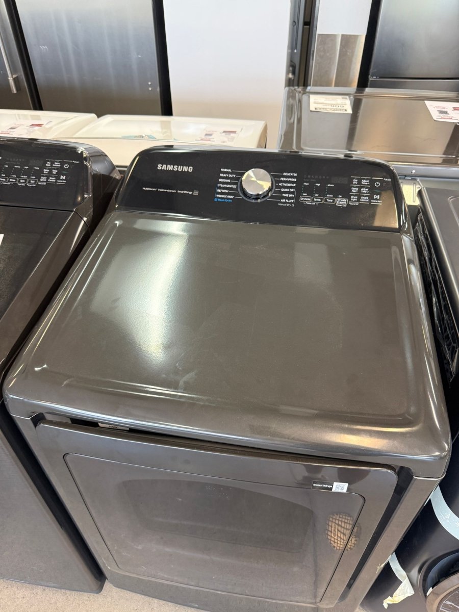 DVE50A5405V - DRYERS - Samsung - Electric - Black Stainless - Open Box - BonPrix Électroménagers