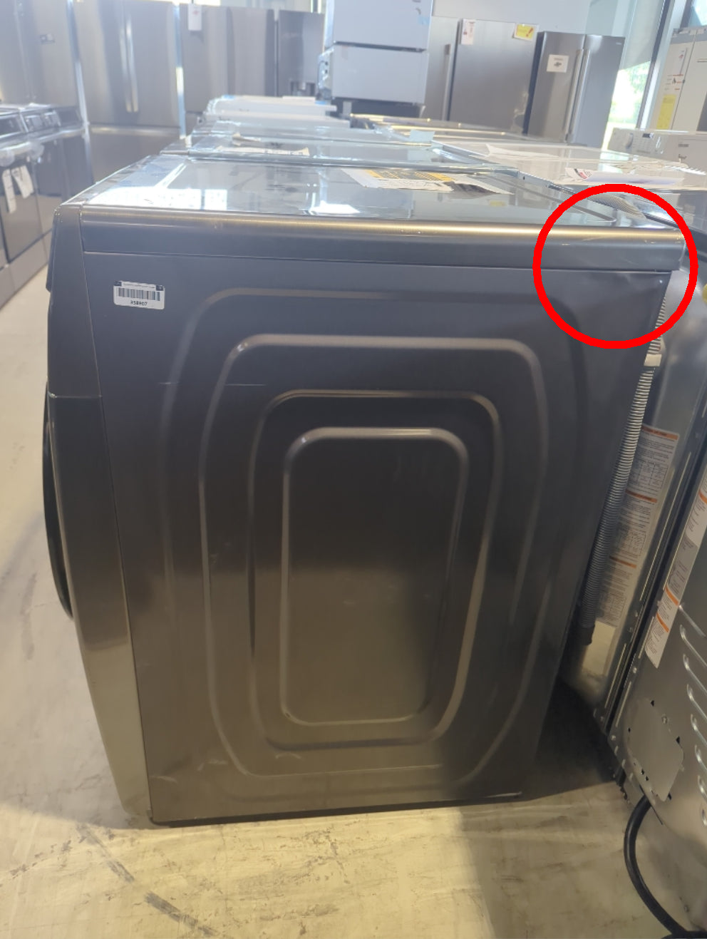 WF45B6300AP - WASHERS - Samsung - Front Loading - Platinum - Open Box