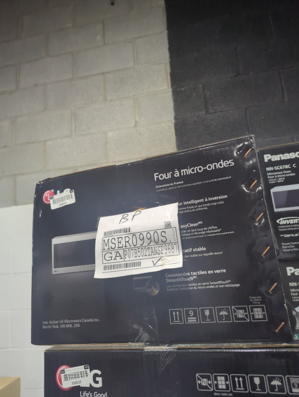 MSER0990S - MICROWAVES OVENS - LG - Countertop - Stainless Steel - Open Box