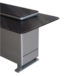 Elevato Smart Bar Table, Midnight Marble, 5.3 cu.ft fridge and freezer with Bluetooth control - BonPrix Électroménagers
