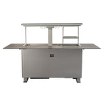Elevato Smart Bar Table, Sandstone Black, 5.3 cu.ft fridge and freezer with Bluetooth control - BonPrix Électroménagers