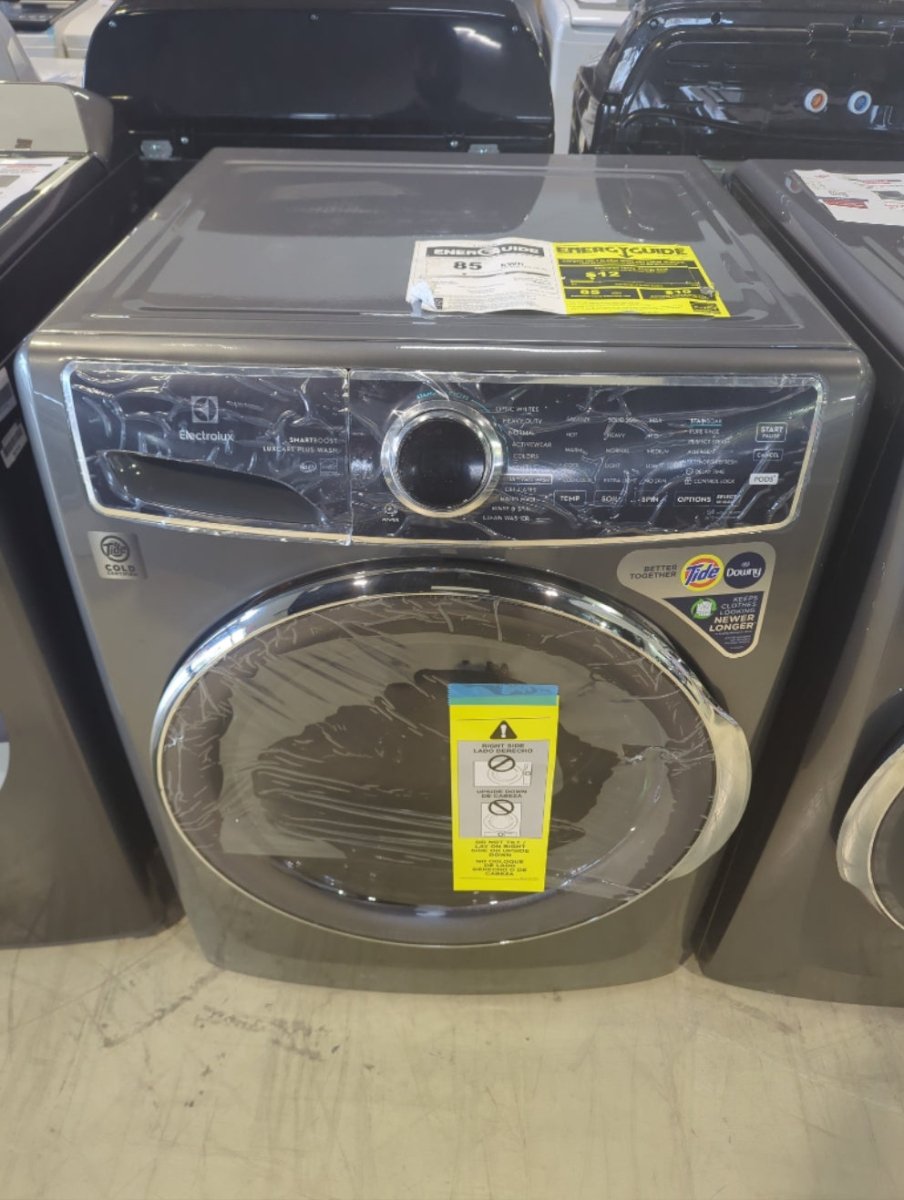 ELFW7637AT - WASHERS - Electrolux - Front Loading - Titanium - Open Box - BonPrix Électroménagers
