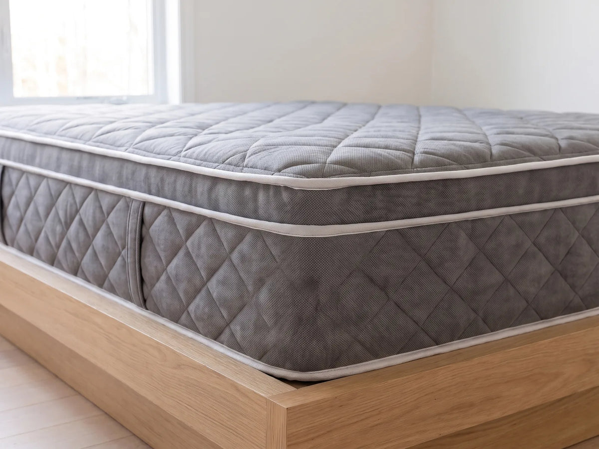 Détail du tissu du matelas Bon Sommeil Essentiel