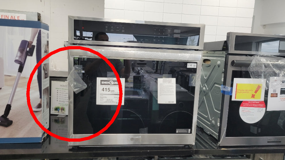 WSEP4723F - WALL OVENS - LG - Single Oven - Stainless Steel - Open Box - BonPrix Électroménagers