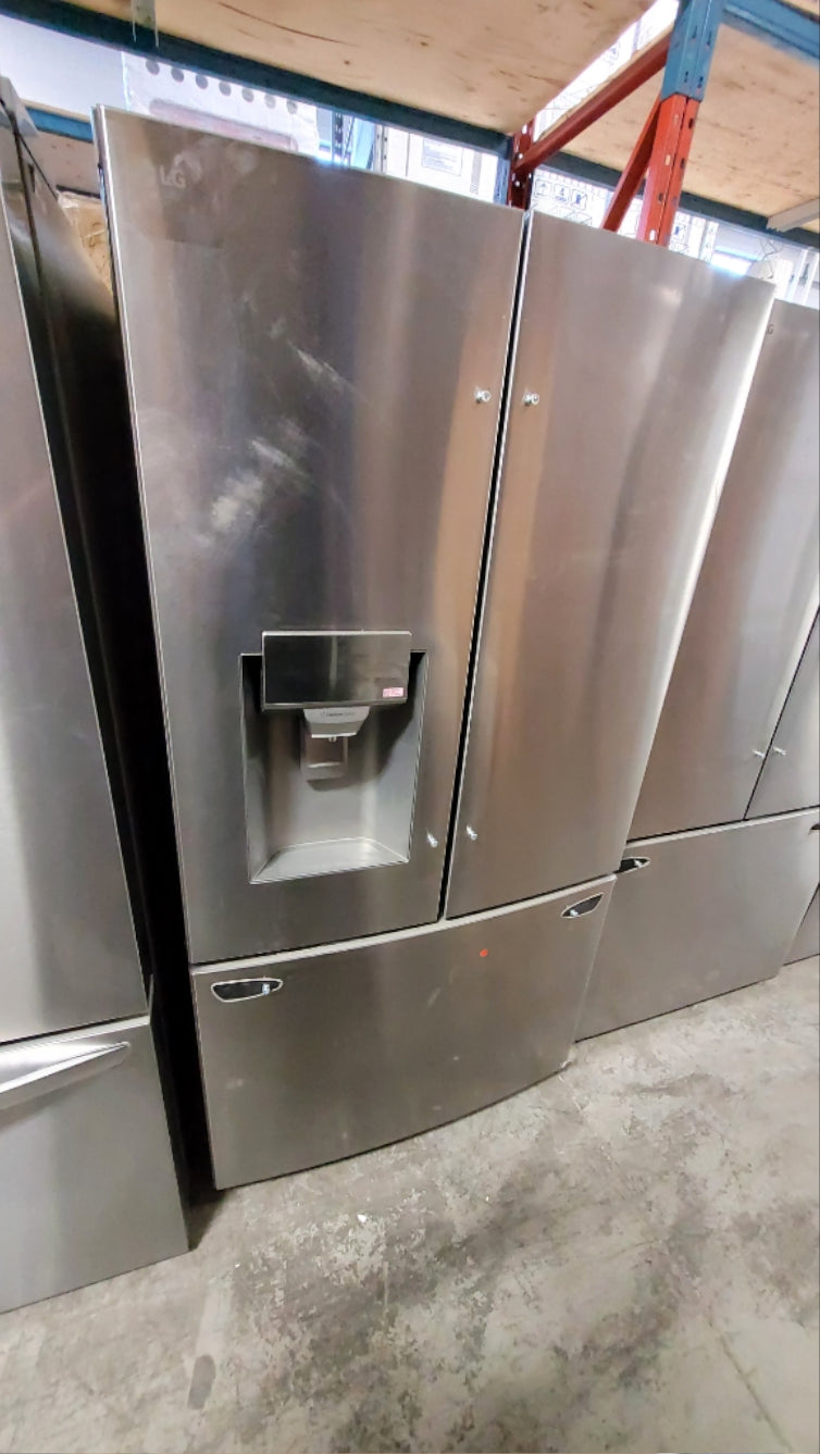 LRFS28XBS - REFRIGERATORS - LG - French 3-Door - Stainless Steel - Open Box