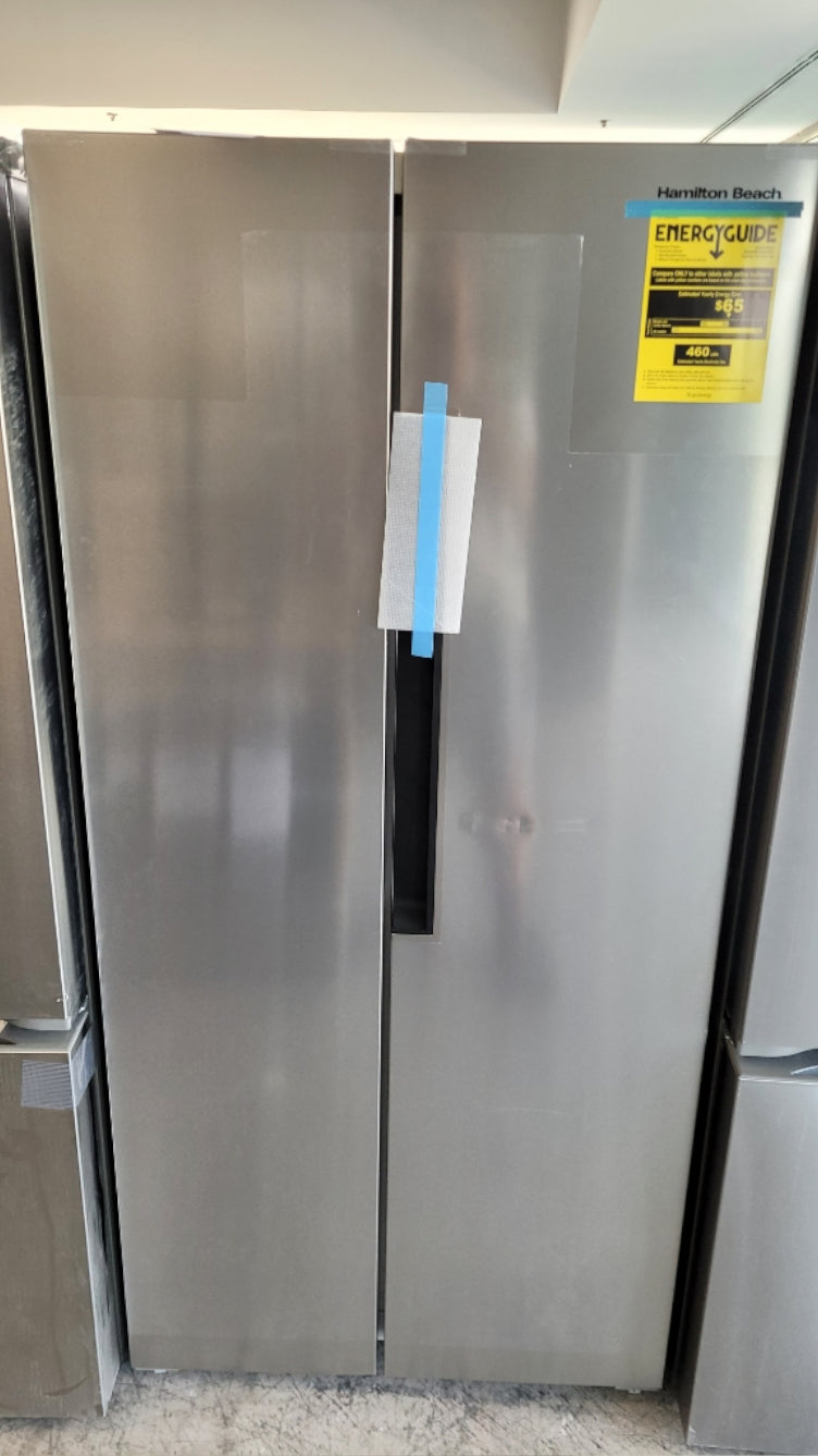 HBF-1558 - REFRIGERATORS - Hamilton Beach - Side by Side - Stainless Steel - Open Box