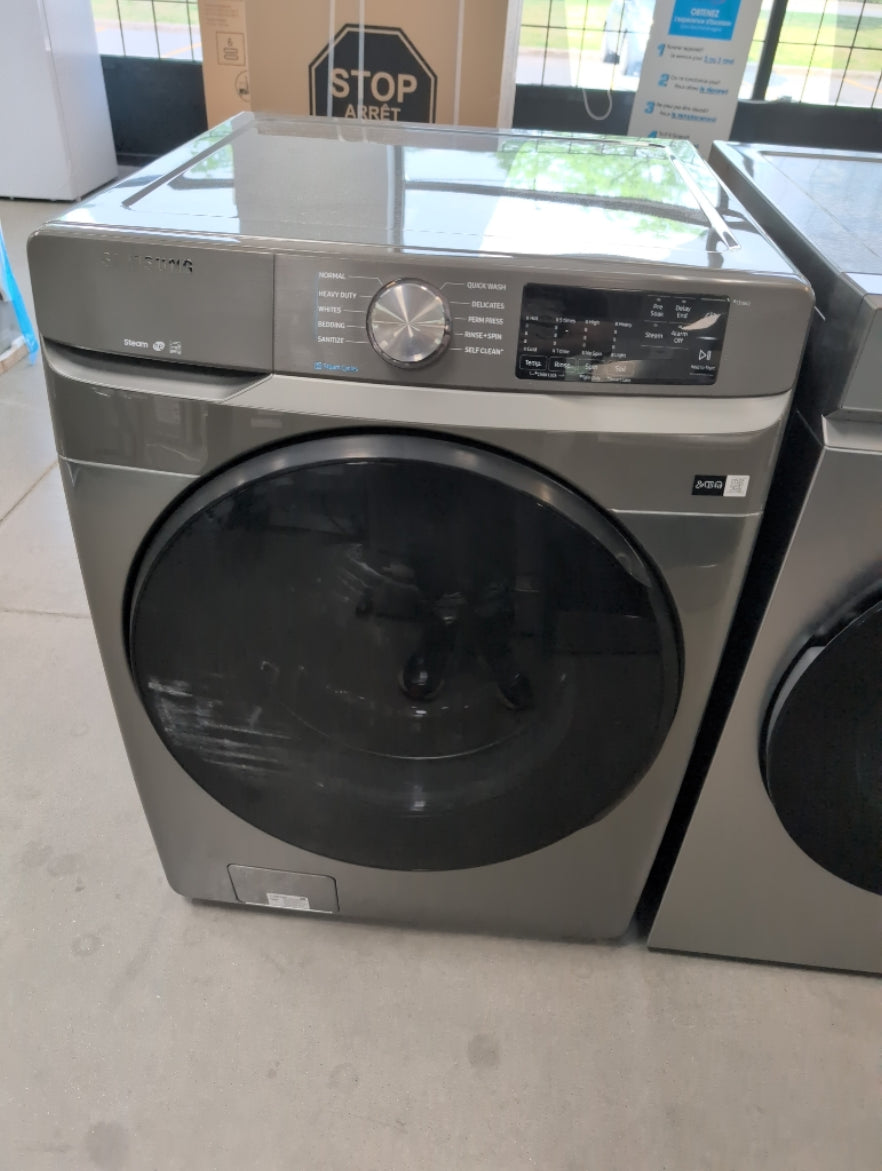WF45R6100AP - WASHERS - Samsung - Front Load - Platinum - Open Box