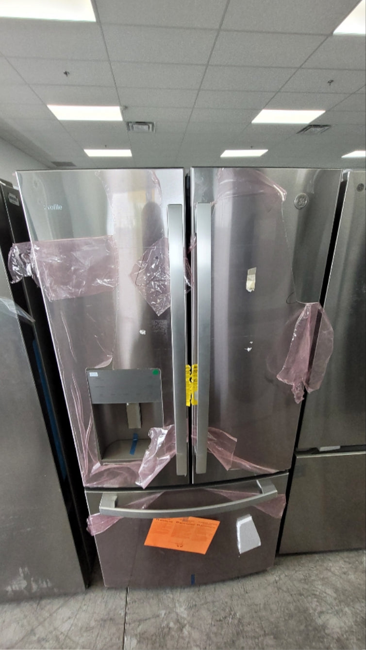 PFE24HYRCFS - REFRIGERATORS - GE Profile - French 3-Door - Stainless Steel - Open Box