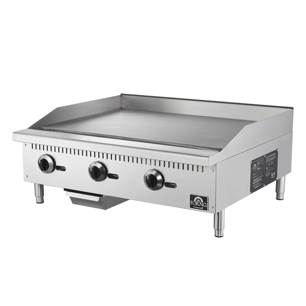 FCMGG0055 - 36 - GRILLS - Forno - Gas - Stainless Steel - Open Box - BonPrix Électroménagers