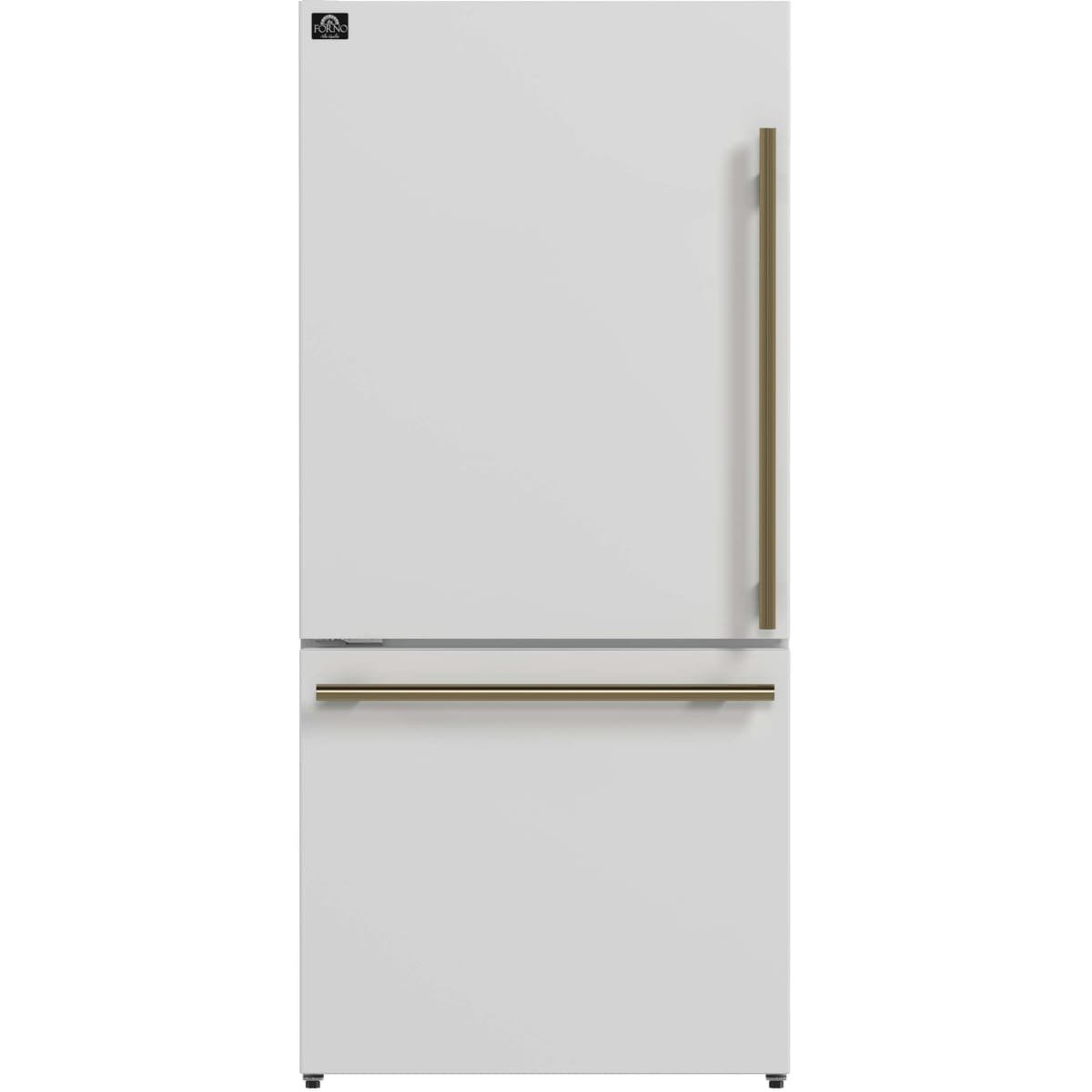 FFFFD1786 - 31WHT - REFRIGERATORS - Forno - Bottom Mount - White - Open Box - BonPrix Électroménagers