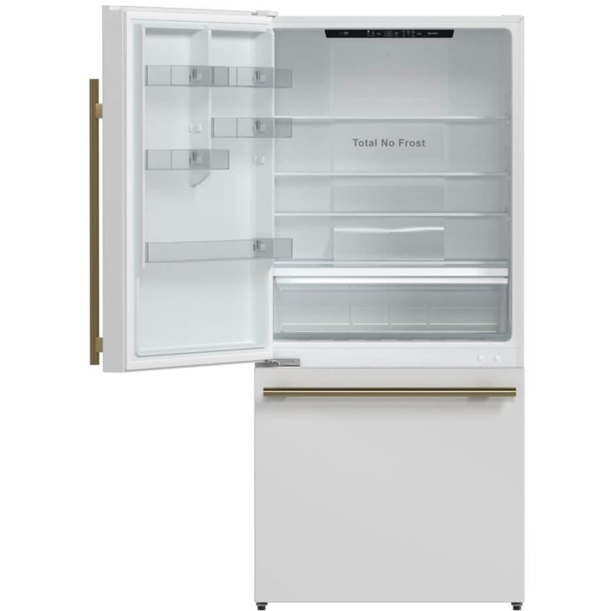 FFFFD1786 - 31WHT - REFRIGERATORS - Forno - Bottom Mount - White - Open Box - BonPrix Électroménagers