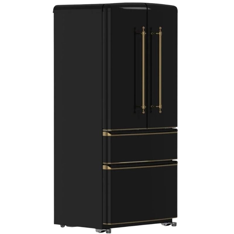FFFFD179133BLK - REFRIGERATORS - Forno - French 4-Door - Black - Open Box - BonPrix Électroménagers