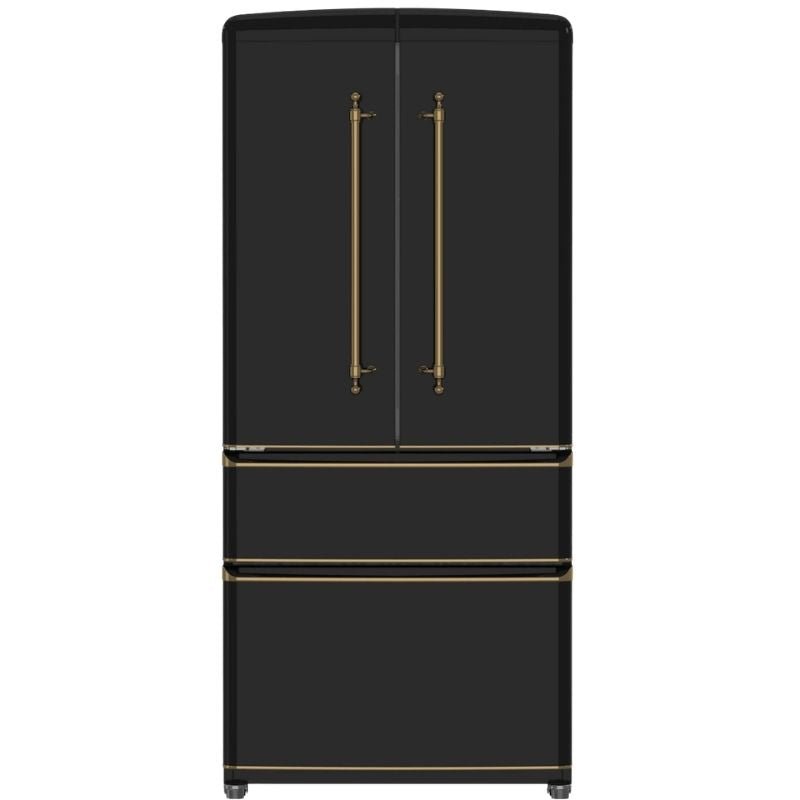FFFFD179133BLK - REFRIGERATORS - Forno - French 4-Door - Black - Open Box - BonPrix Électroménagers